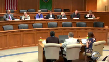 Deanna George and Pat Love testifying