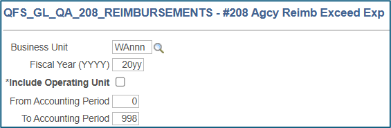 #208 Agcy Reimb Exceed Exp