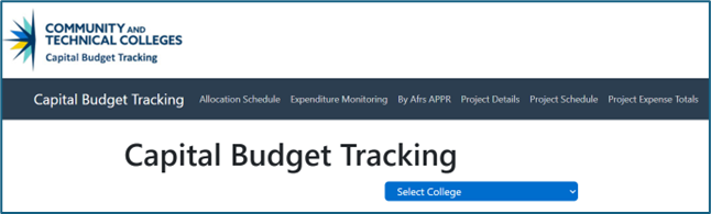 Capital Budget Tracking