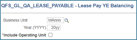 Lease Pay YE Balancing