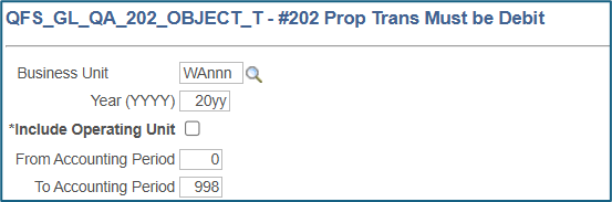 #202 Prop Trans Must be Debit