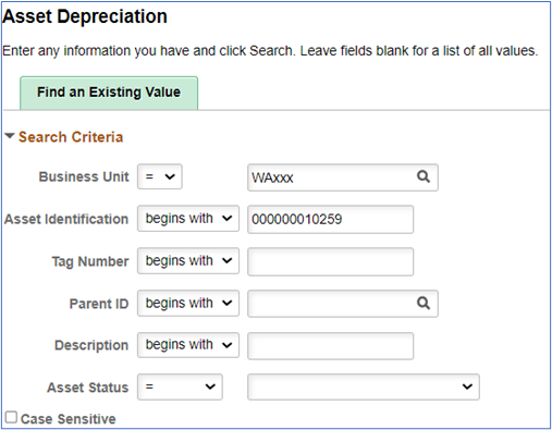 asset depreciation 
