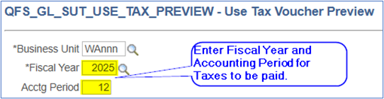 paying sales use tax query
