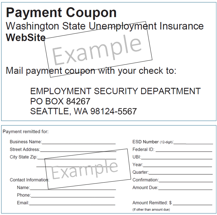 ESD payment coupon 