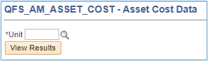 query asset cost