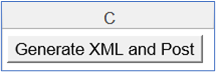 generate xml and post
