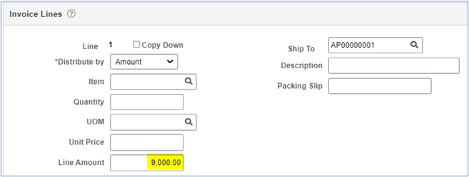 voucher with sales tax