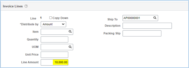 voucher with sales tax