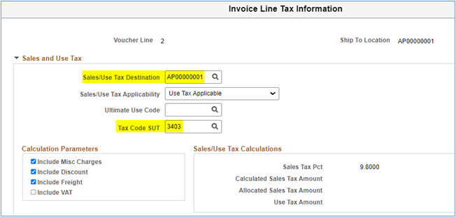 voucher with use tax