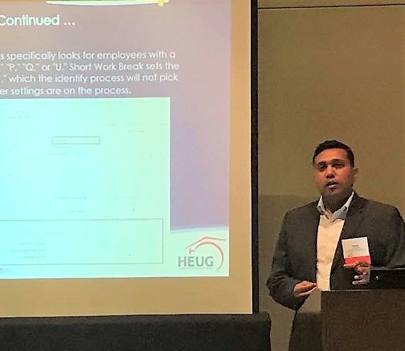 Sanjiv Bhagat presents at the Northwest Regional User Group conference
