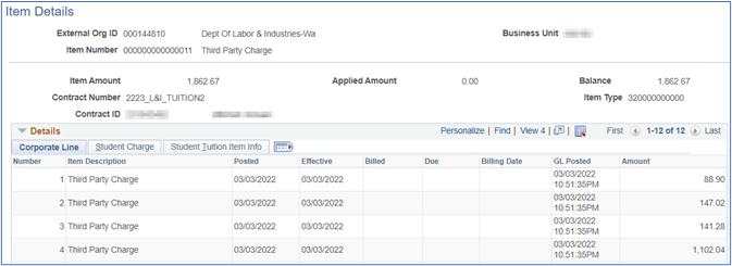 Corporate accounts corporate line